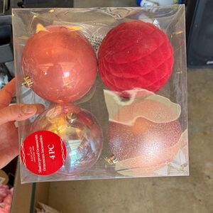 A.P.C. Festive Ornament Collection - Red, Pink, Silver